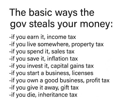 gov stealing